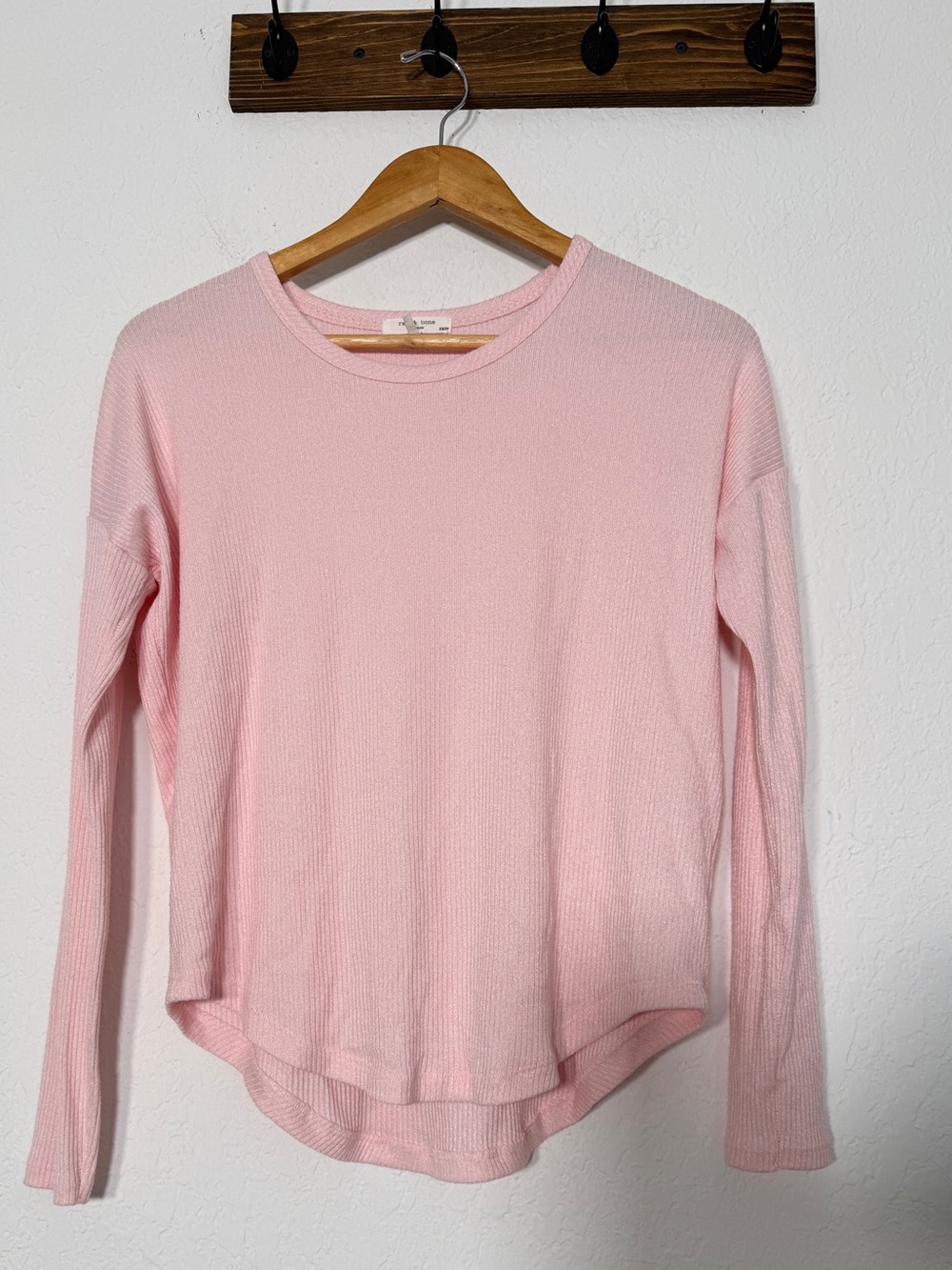 Rag & Bone Long Sleeve Crew Neck Top